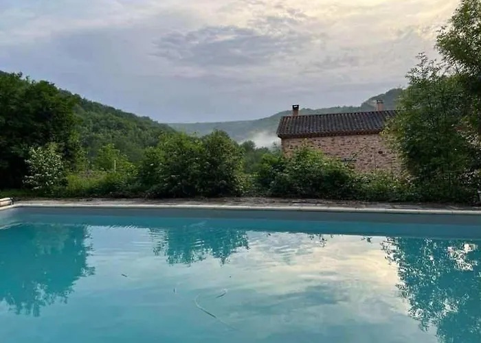 De Charme Avec Jacuzzi, Tarn Cascades, Randonnee, Peche, Champignons Σπίτι διακοπών *